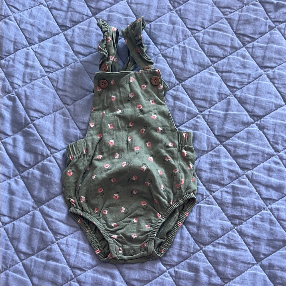 Carter's Green and Pink Floral One Piece